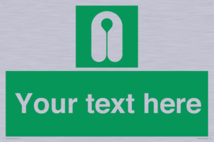 Custom sign safe condition Lifejacket